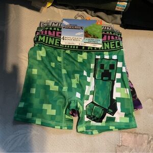 Minecraft Boys underwear Size 6 yrs. NEW WITH TAGS